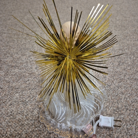 Vintage Angel Figurine Tree Topper EUC - Picture 5 of 9